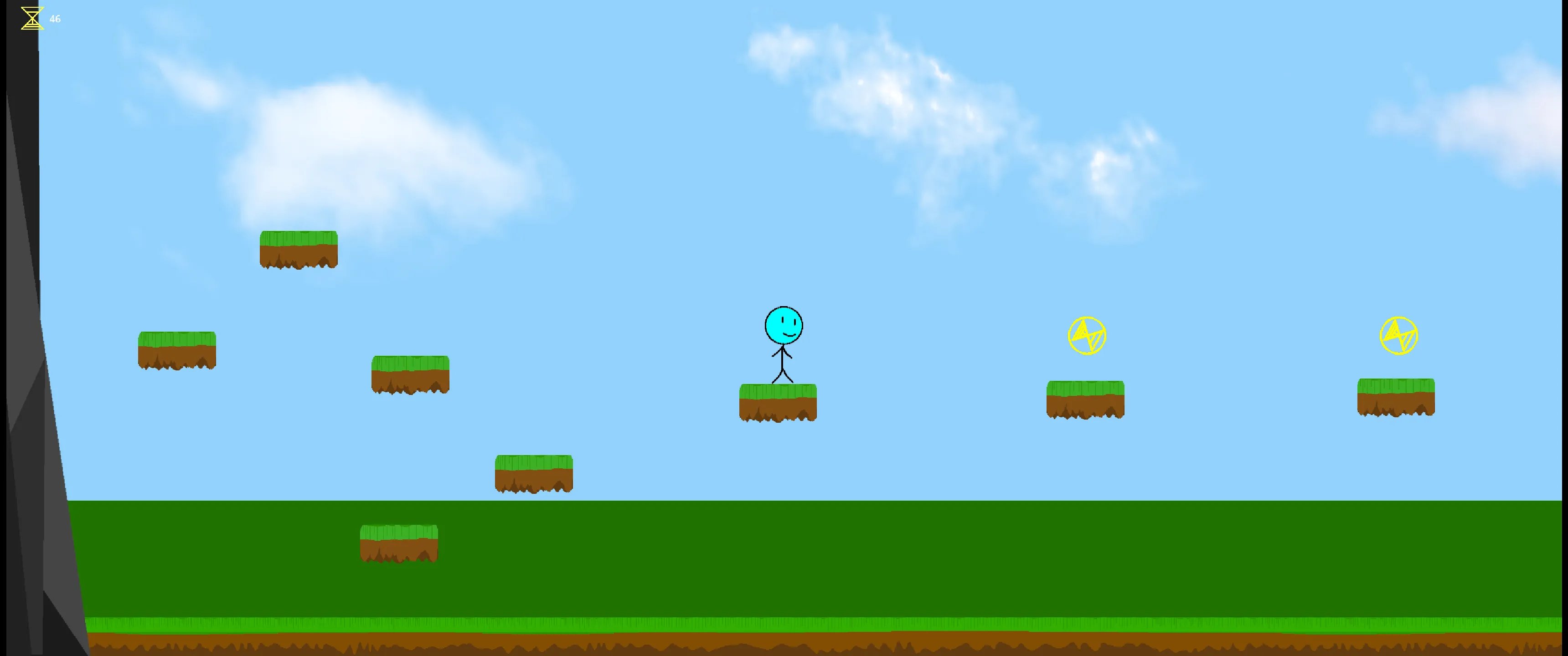 Screenshot of level meadow of the game Cronnected.