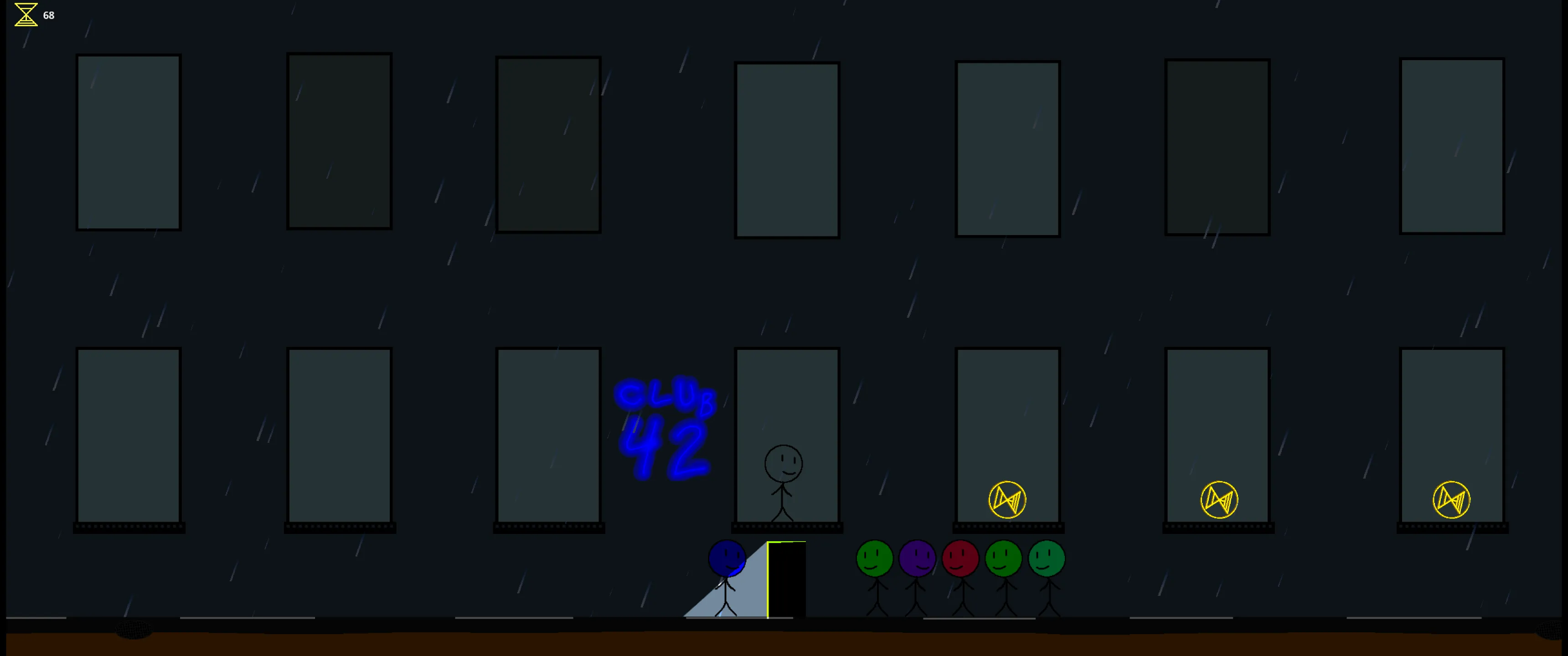 Screenshot of city level from the game Connected.
